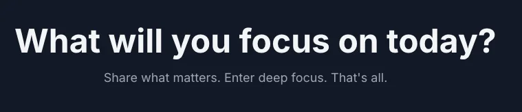 focus today - Mushin